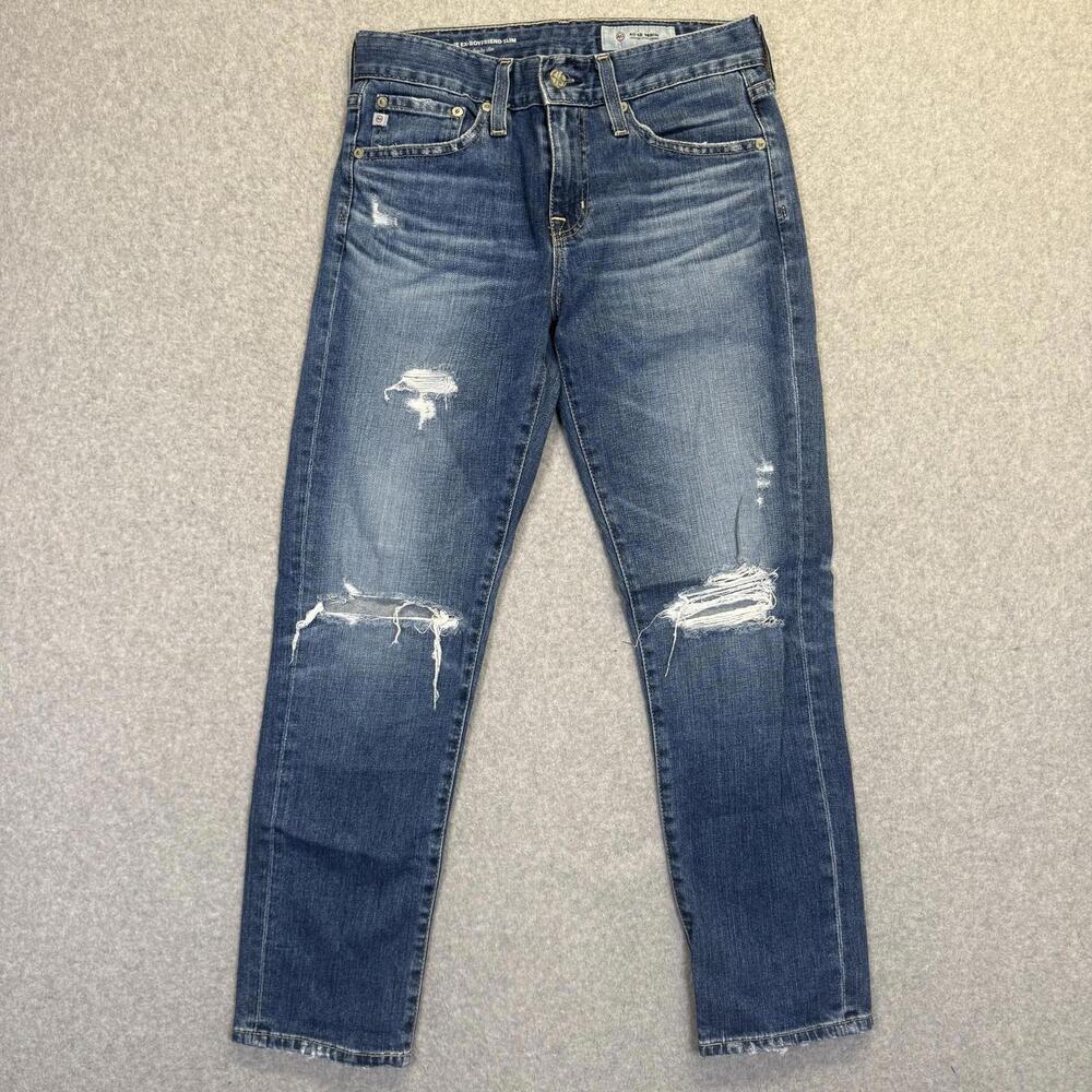 AG-ED Denim Women's Size 24R The Ex Boyfriend Slim Slouch Blue Jeans